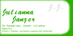 julianna janzer business card